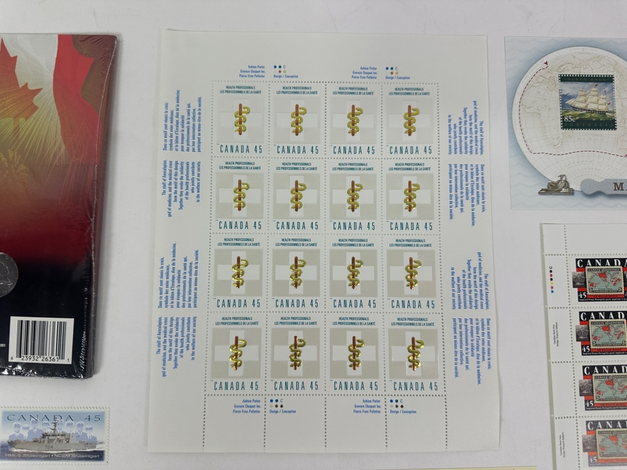 Just Added - Canadian 2001 Coin & Collection Of Mint Canadian Stamps [Photo 5]