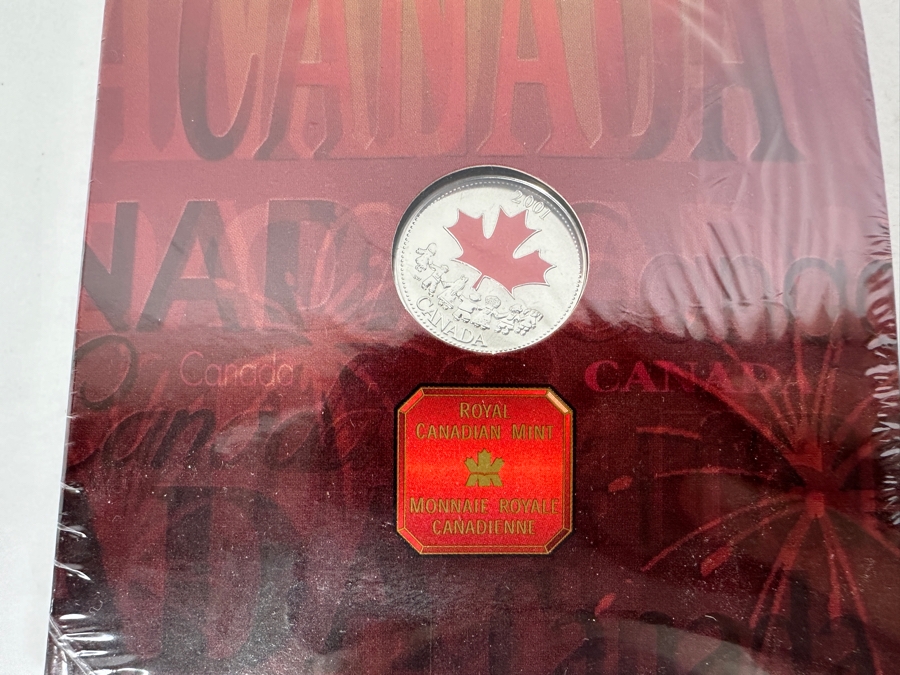Just Added - Canadian 2001 Coin & Collection Of Mint Canadian Stamps [Photo 3]
