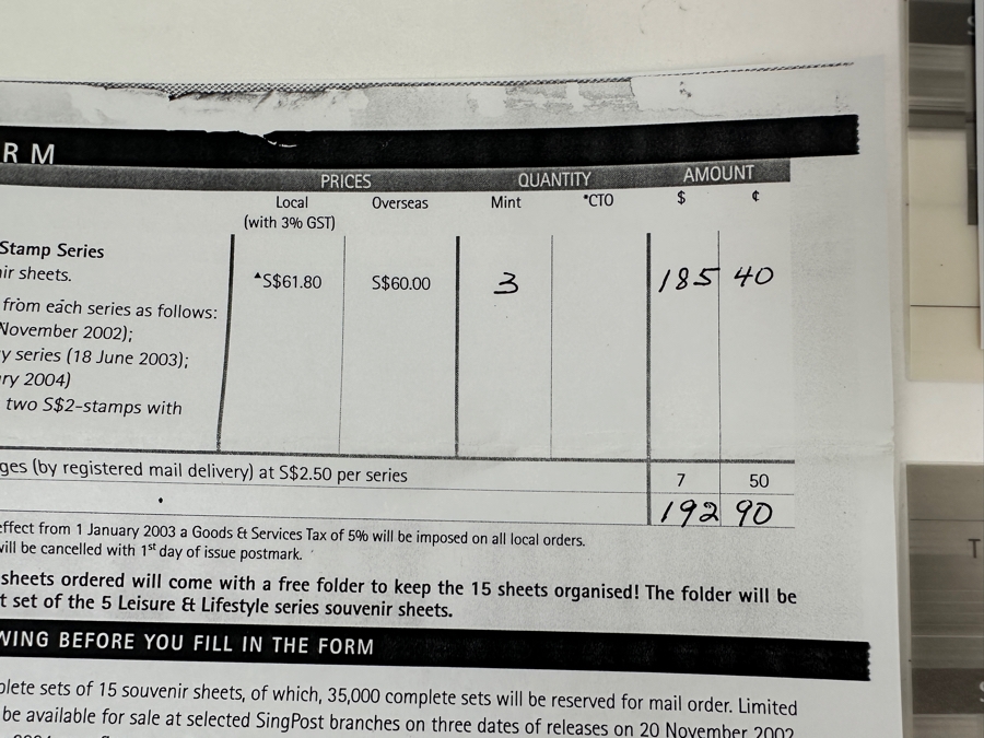 Just Added - Three Sets Of Singapore - A Global City Mint Stamps Series Retails $145 [Photo 5]