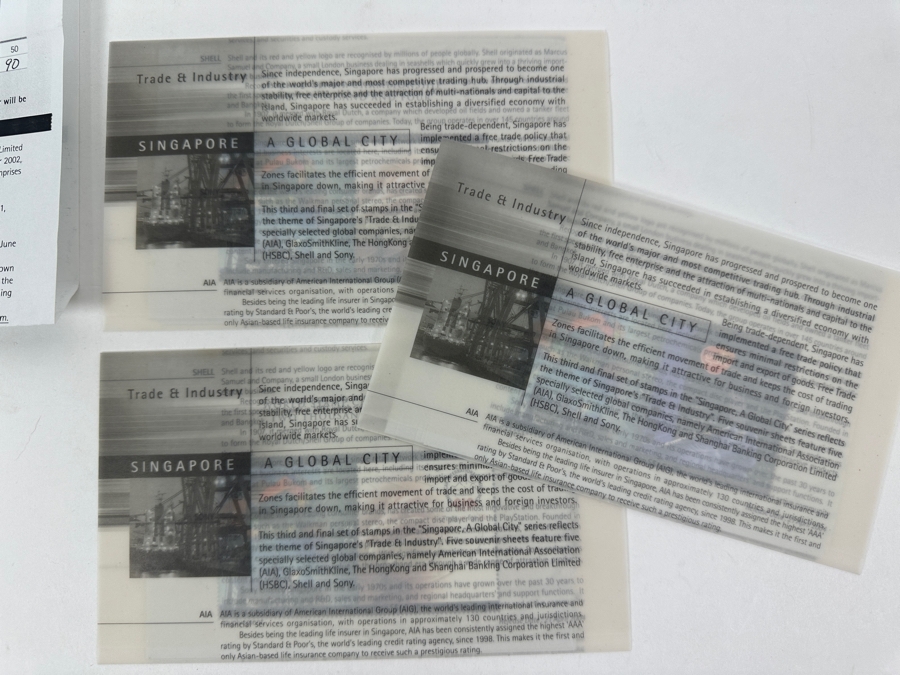 Just Added - Three Sets Of Singapore - A Global City Mint Stamps Series Retails $145 [Photo 6]