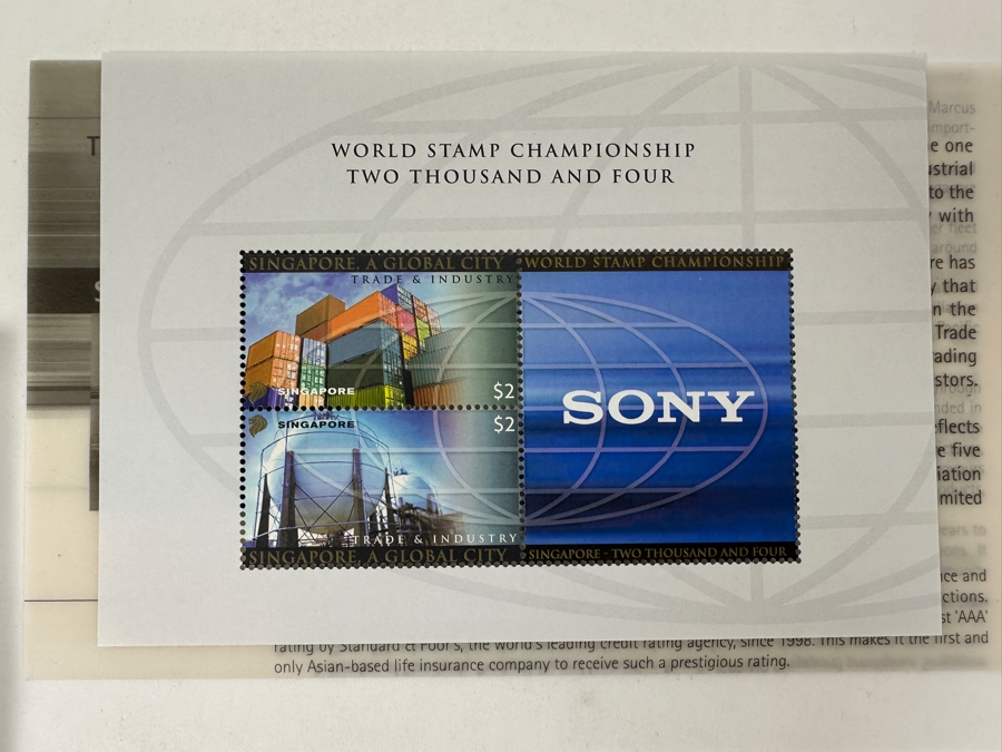 Just Added - Three Sets Of Singapore - A Global City Mint Stamps Series Retails $145 [Photo 2]