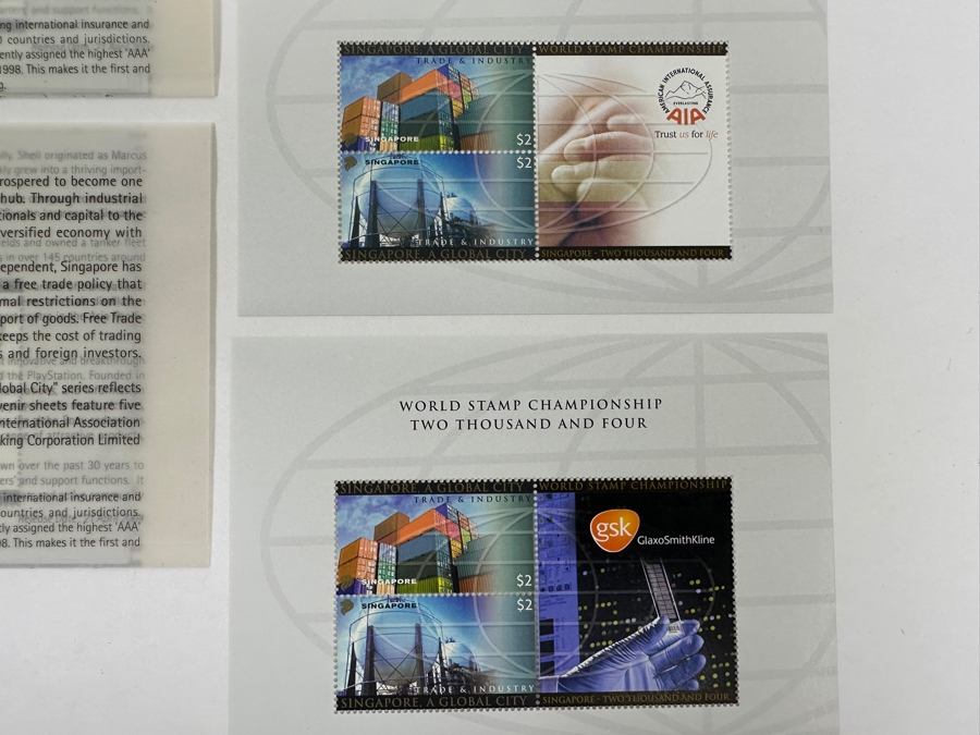 Just Added - Three Sets Of Singapore - A Global City Mint Stamps Series Retails $145 [Photo 4]