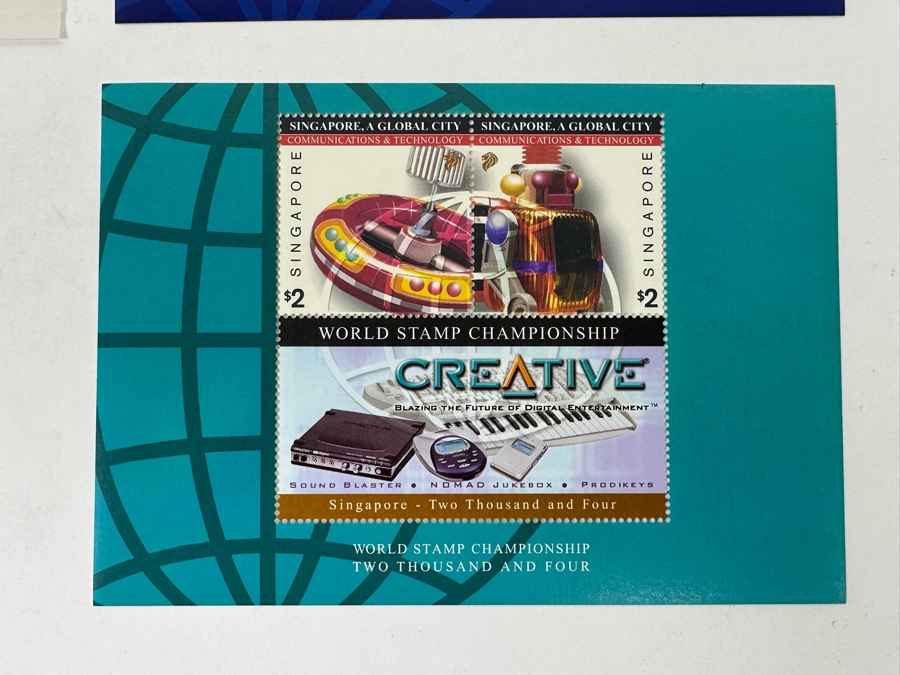 Just Added - Singapore - (3) A Global City Mint Stamps Series Retails $145 [Photo 5]
