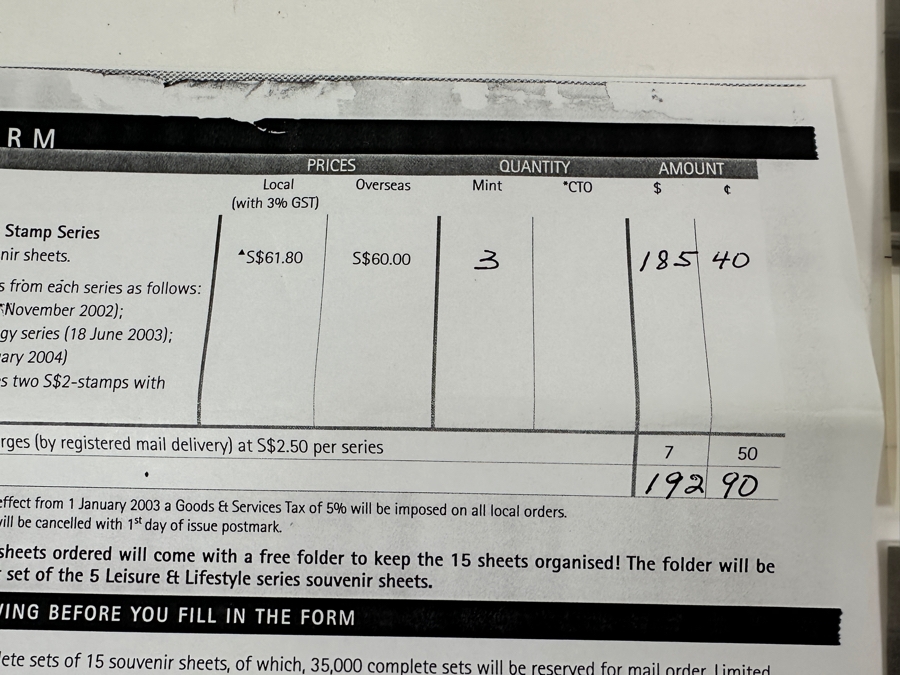 Just Added - Singapore - (3) A Global City Mint Stamps Series Retails $145 [Photo 7]