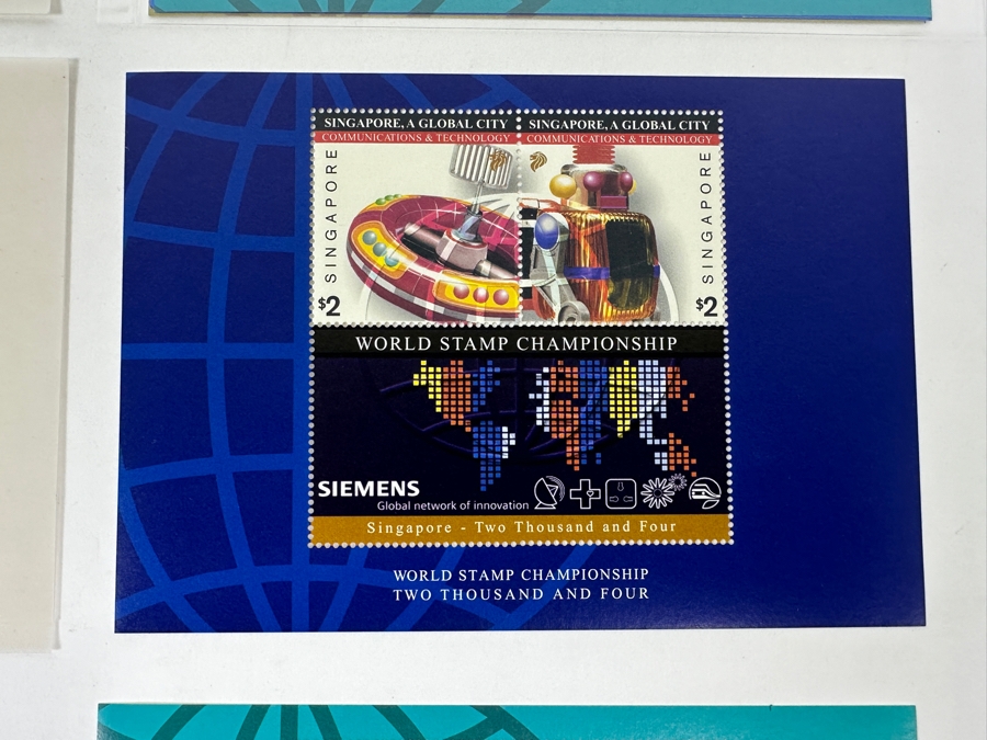 Just Added - Singapore - (3) A Global City Mint Stamps Series Retails $145 [Photo 6]