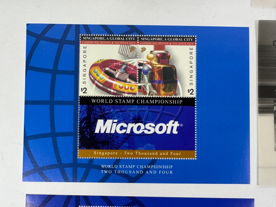 Just Added - Singapore - (3) A Global City Mint Stamps Series Retails $145 [Photo 2]