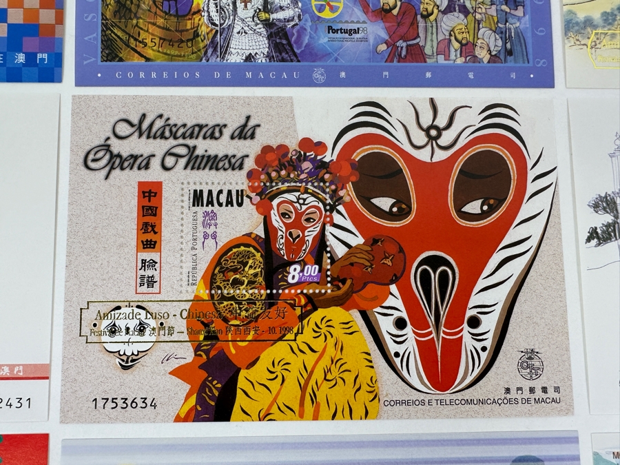 Just Added - (12) Macau China Mint Stamps [Photo 9]