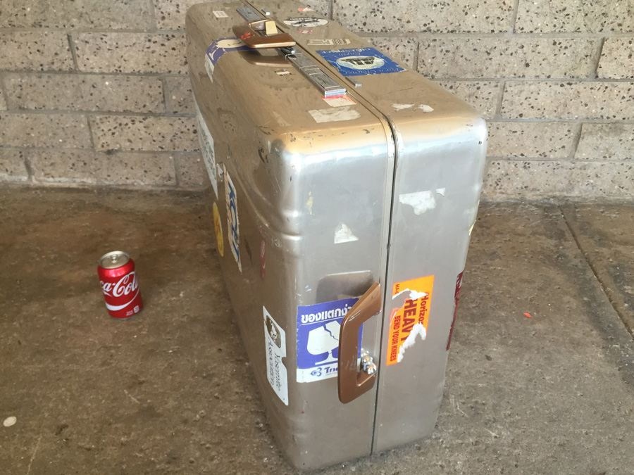 Vintage Aluminum Zero Halliburton Luggage On Casters - Retails for $1,000+ [Photo 10]