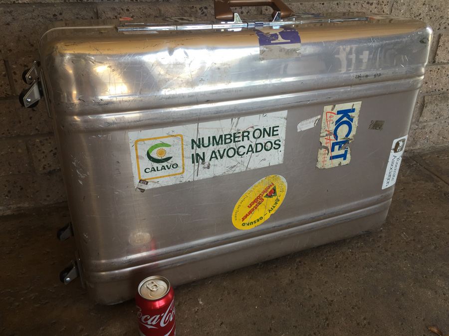 Vintage Aluminum Zero Halliburton Luggage On Casters - Retails for $1,000+ [Photo 8]