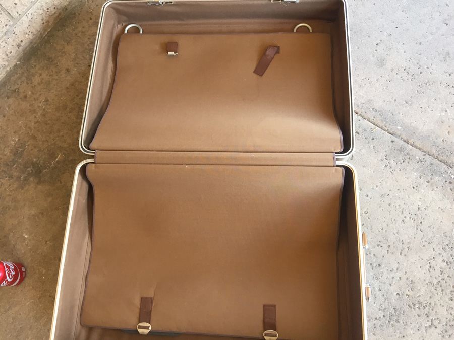 Vintage Aluminum Zero Halliburton Luggage On Casters - Retails for $1,000+ [Photo 13]