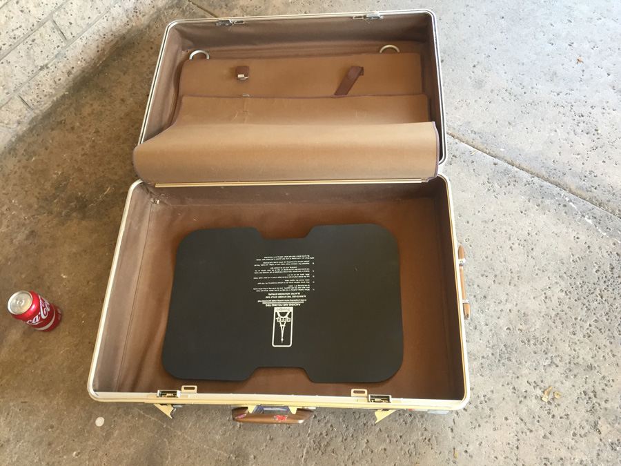 Vintage Aluminum Zero Halliburton Luggage On Casters - Retails for $1,000+ [Photo 11]