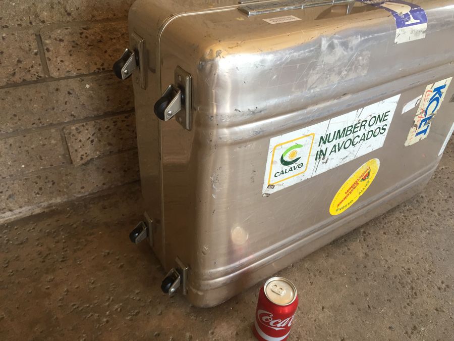 Vintage Aluminum Zero Halliburton Luggage On Casters - Retails for $1,000+ [Photo 9]