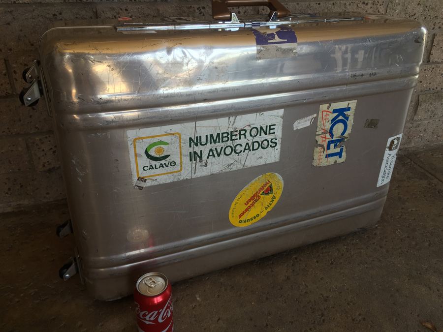 Vintage Aluminum Zero Halliburton Luggage On Casters - Retails for $1,000+ [Photo 3]