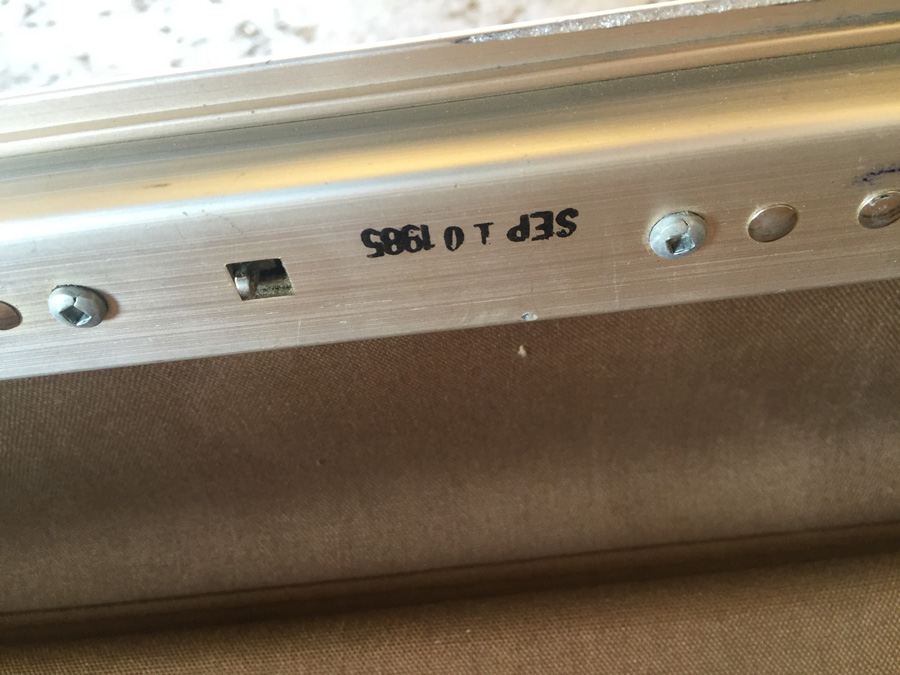 Vintage Aluminum Zero Halliburton Luggage On Casters - Missing One Caster [Photo 10]