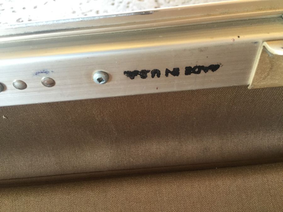 Vintage Aluminum Zero Halliburton Luggage On Casters - Missing One Caster [Photo 9]