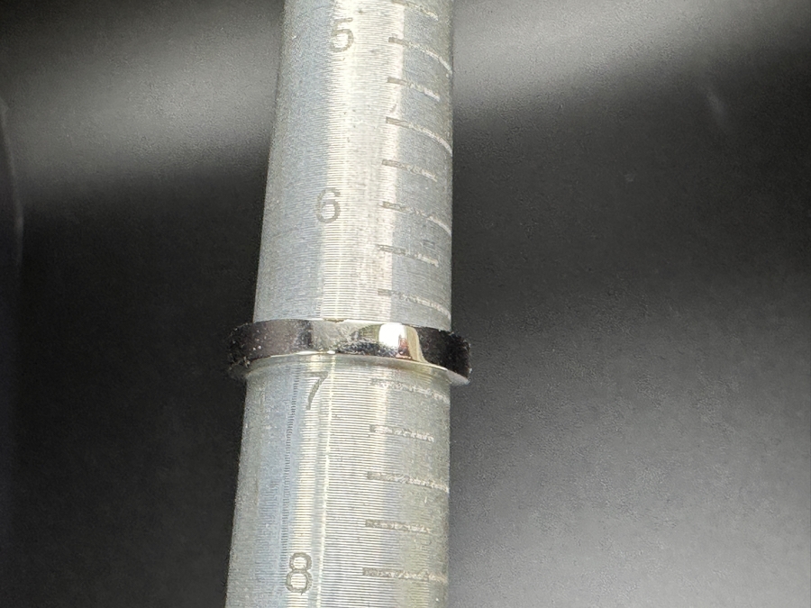 18k Gold Two Tone Ring with 5.6mm Round Brilliant .65ct SI G-H Diamond and 2 Tapered .15cttw Baguette Diamonds 5.3g Size 6.75 Retails $4,400 [Photo 10]