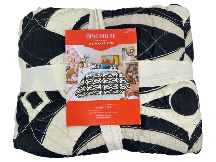 Just Added - New Opal House Designed With Jungalow Printed Quilt Full/Queen