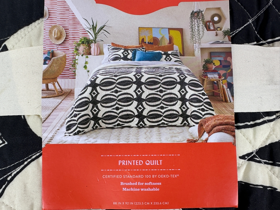 Just Added - New Opal House Designed With Jungalow Printed Quilt Full/Queen [Photo 3]
