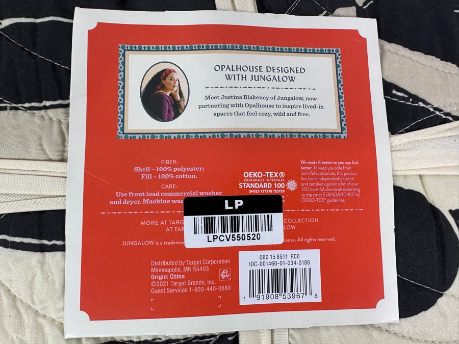 Just Added - New Opal House Designed With Jungalow Printed Quilt Full/Queen [Photo 4]