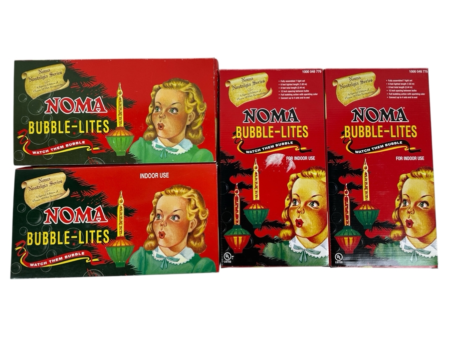 Just Added - Four Sets Of Noma Bubble-Lites