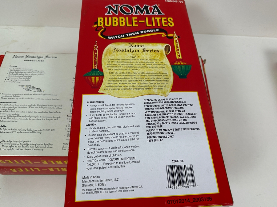 Just Added - Four Sets Of Noma Bubble-Lites [Photo 8]