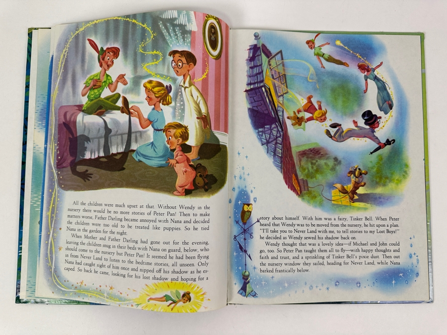 Vintage 1952 Walt Disney's Peter Pan Golden Book [Photo 9]