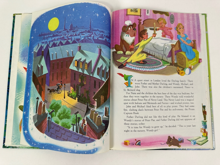 Vintage 1952 Walt Disney's Peter Pan Golden Book [Photo 8]