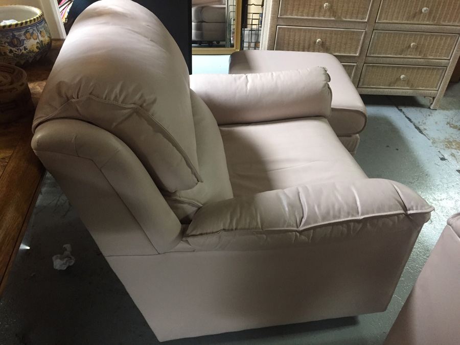 Leather Sofa Loveseat Chair Ottoman 4-Piece Set [Photo 11]