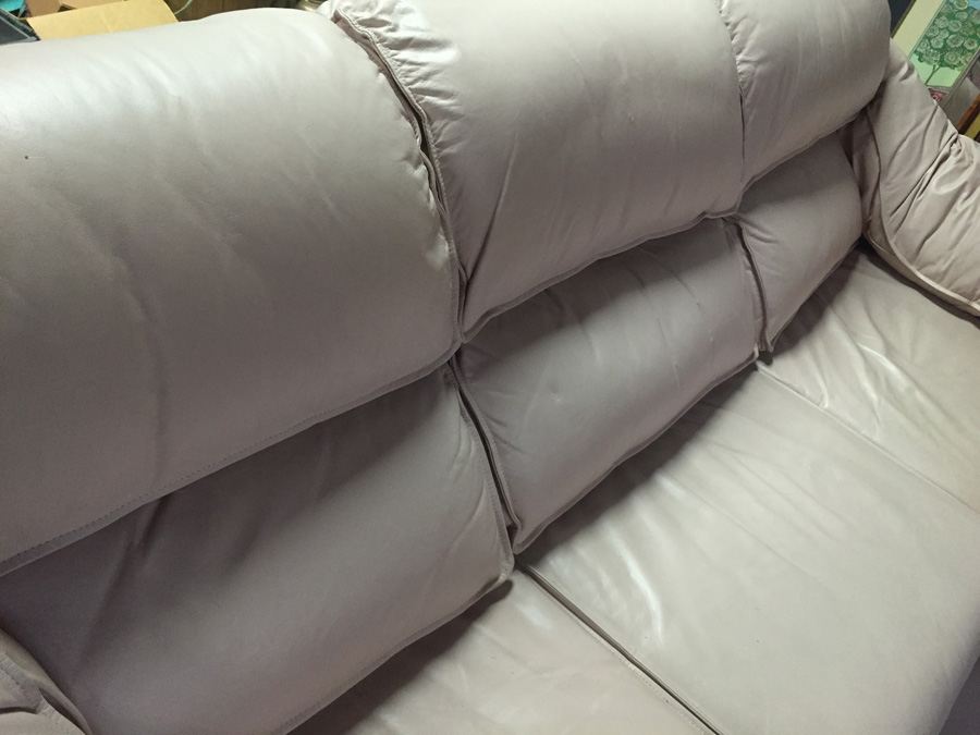 Leather Sofa Loveseat Chair Ottoman 4-Piece Set [Photo 32]