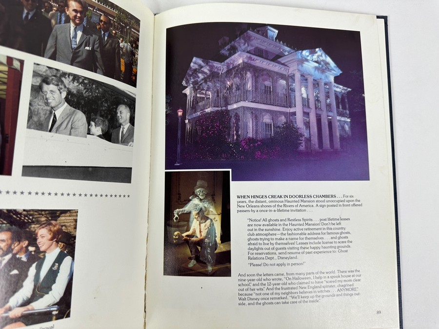 Vintage 1979 Hardcover Book Disneyland The First Quarter Century [Photo 7]