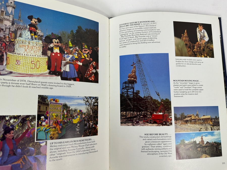 Vintage 1979 Hardcover Book Disneyland The First Quarter Century [Photo 6]