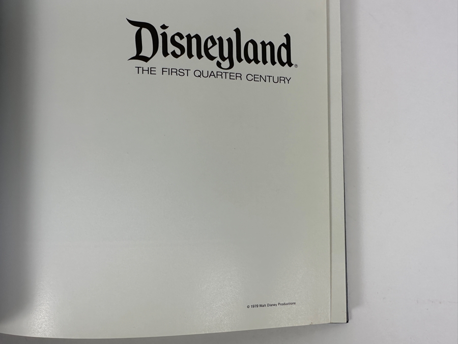Vintage 1979 Hardcover Book Disneyland The First Quarter Century [Photo 4]