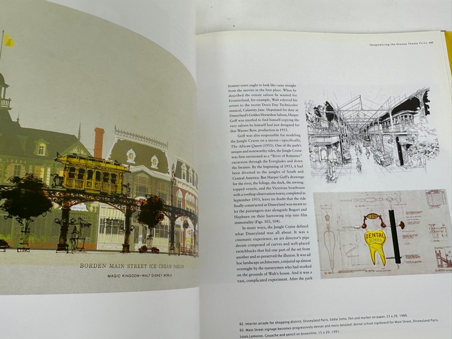 Vintage 1997 Hardcover Book Designing Disney's Theme Parks The Architecture Of Reassurance [Photo 11]