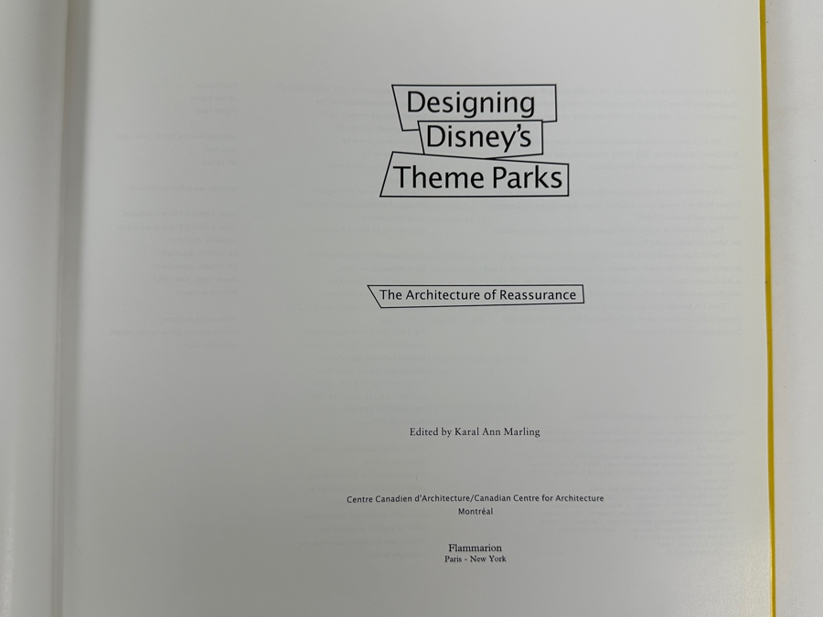Vintage 1997 Hardcover Book Designing Disney's Theme Parks The Architecture Of Reassurance [Photo 4]