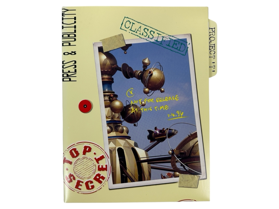 Vintage 1996 Disneyland Tomorrowland Press & Publicity Media Kit With Photos And Letters [Photo 2]