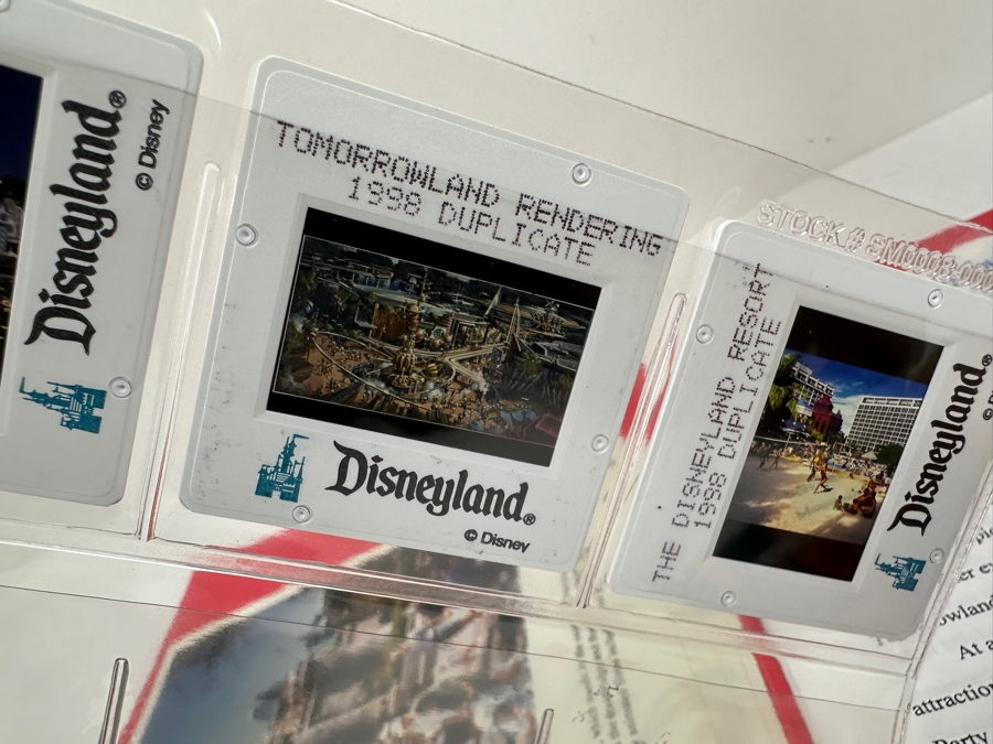 Vintage 1998 Disneyland Tomorrowland Press & Publicity Media Kit Featuring Slides, Photographs And Letters [Photo 6]