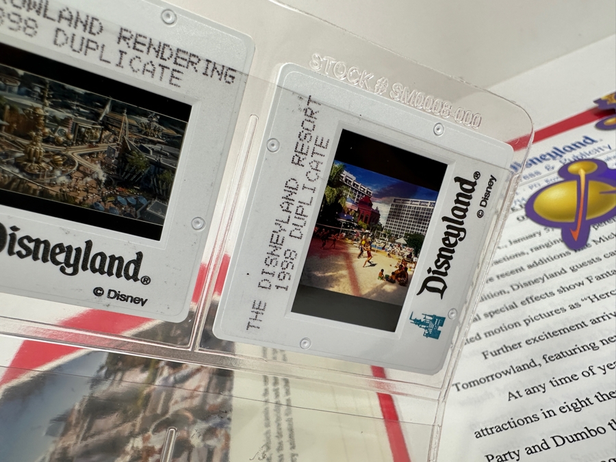 Vintage 1998 Disneyland Tomorrowland Press & Publicity Media Kit Featuring Slides, Photographs And Letters [Photo 7]