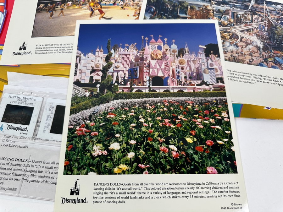 Vintage 1998 Disneyland Tomorrowland Press & Publicity Media Kit Featuring Slides, Photographs And Letters [Photo 10]