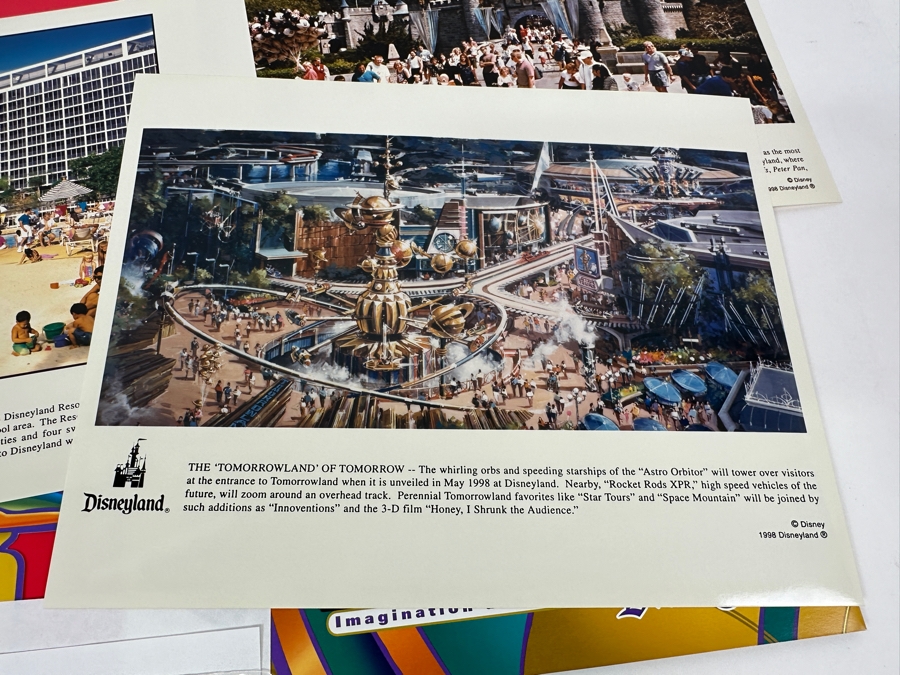 Vintage 1998 Disneyland Tomorrowland Press & Publicity Media Kit Featuring Slides, Photographs And Letters [Photo 9]