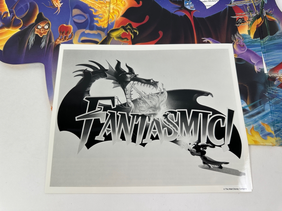 Vintage 1992 Disneyland Fantasmic! Media Press Kit With Photos And Letters [Photo 9]