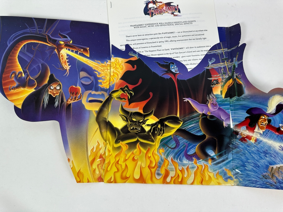Vintage 1992 Disneyland Fantasmic! Media Press Kit With Photos And Letters [Photo 6]