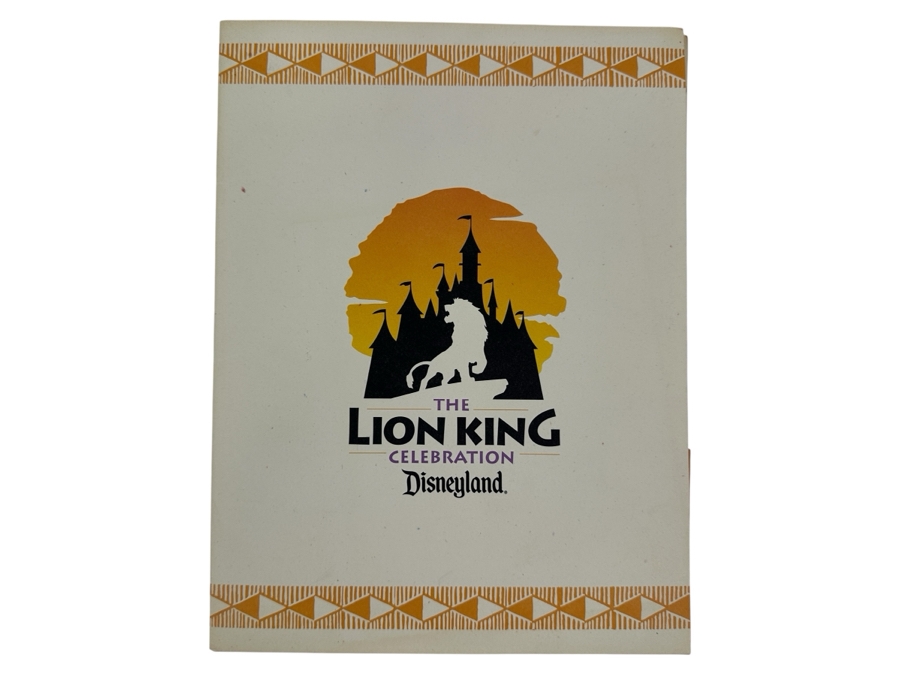 Vintage 1994 Disneyland The Lion King Celebration / Indiana Jones Adventure Press Media Kit [Photo 2]