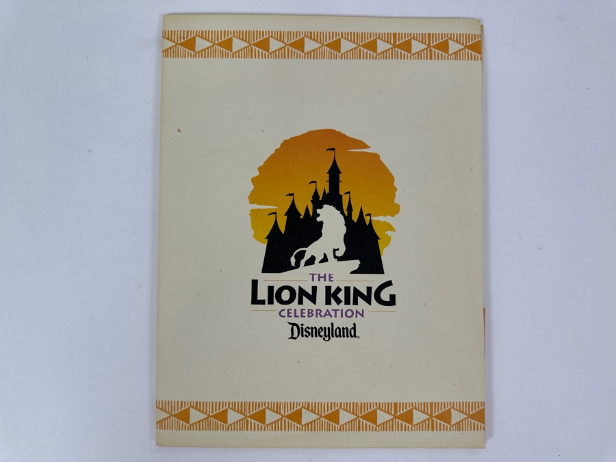 Vintage 1994 Disneyland The Lion King Celebration / Indiana Jones Adventure Press Media Kit [Photo 3]