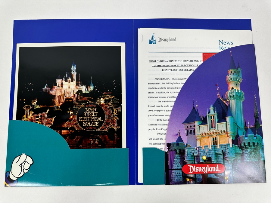 Vintage 1996 Disneyland Press & Publicity Kit With Photos And Letters - Farewell Season Of The Main Street Electrical Parade [Photo 4]
