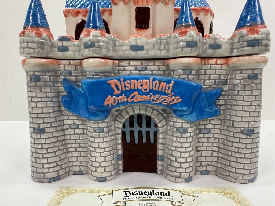 Limited Edition Disneyland 40th Anniversary Cookie Jar Nestle With COA 9W X 7D X 11H [Photo 4]
