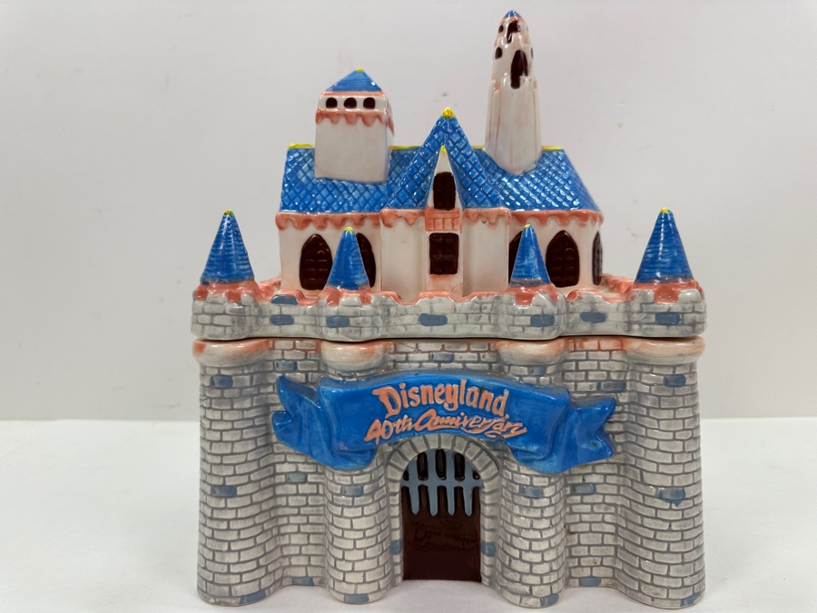 Limited Edition Disneyland 40th Anniversary Cookie Jar Nestle With COA 9W X 7D X 11H [Photo 3]
