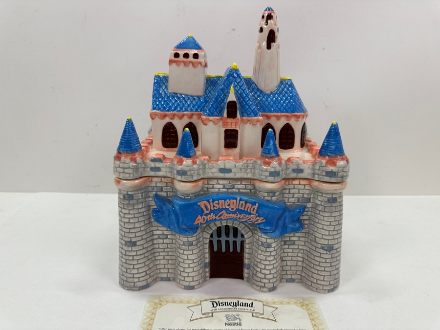 Limited Edition Disneyland 40th Anniversary Cookie Jar Nestle With COA 9W X 7D X 11H [Photo 2]