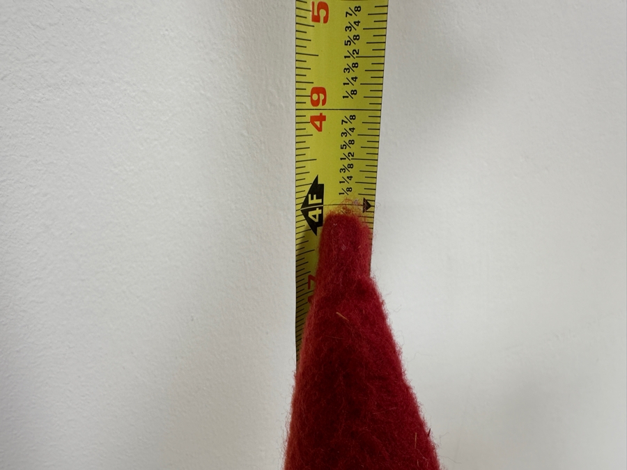 4' Tall Handmade Santa Claus Figure Signed N. L. Made By Fallbrook, CA Artist Vintage 1995 [Photo 12]