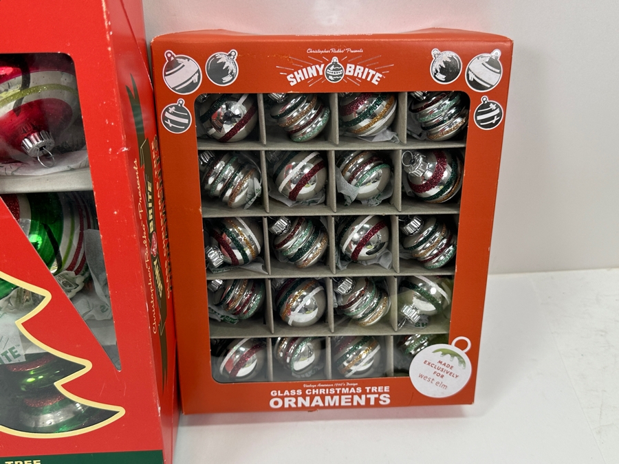 Christopher Radko Shiny Brite Glass Christmas Tree Ornaments [Photo 6]
