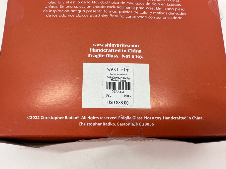 Christopher Radko Shiny Brite Glass Christmas Tree Ornaments [Photo 7]